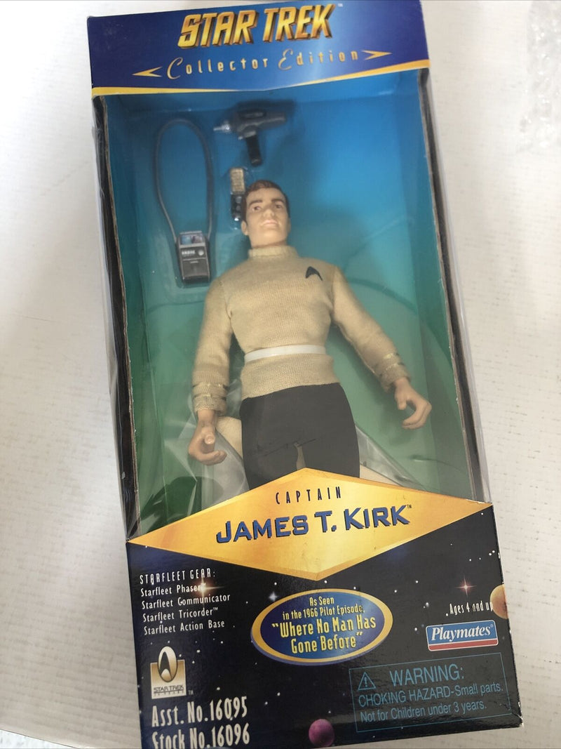 1996 Playmates Star Trek Collector Edition Captain Kirk 9" Action Figure