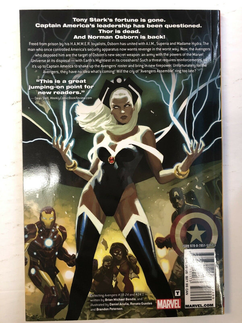 Avengers Vol 3 TPB Softcover (2012) Brian M Bendis | Acuna