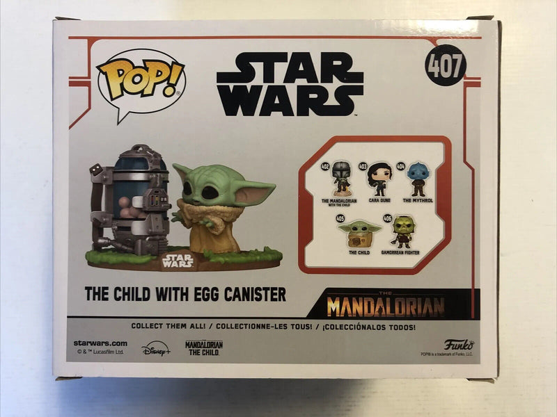 Pop Star Wars The Mandalorian Figure - The Child Baby Yoda w/ Egg Canister