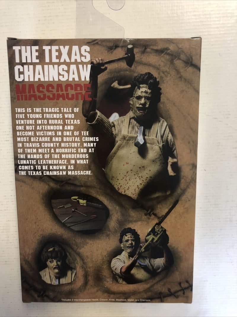 NECA Reel Toys The Texas Chainsaw Massacre Leatherface 7" Action Figure New