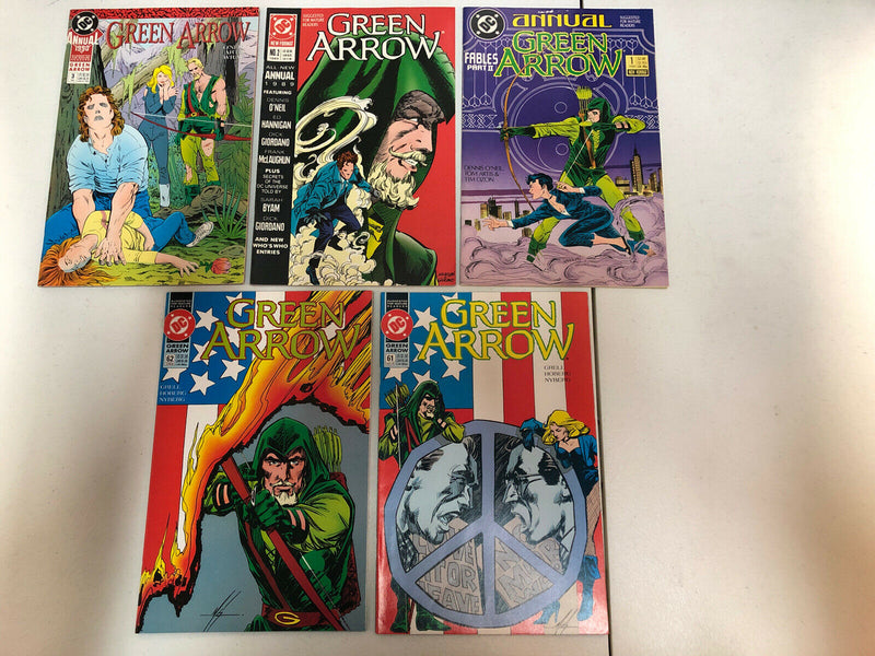 Green Arrow (1988) #1-62, Annual #1 2 3 (VF/NM) Complete Sequential Run Set DC