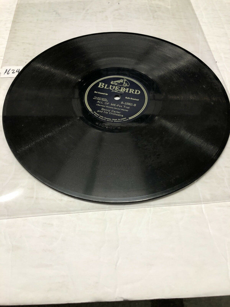 Benny Carter Orchestra The Very Thought Of You  Shellac 78RPM