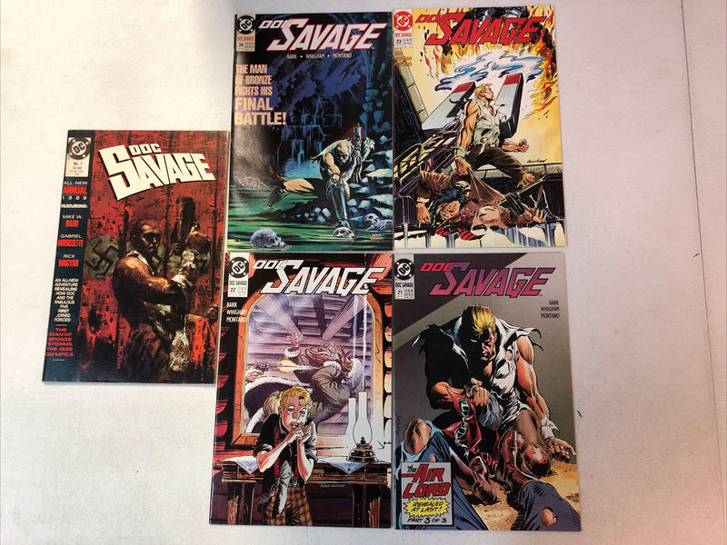 Doc Savage Lot (1987) #1-4 + #1-24 + Annual (VF/NM) Complete Set Run DC