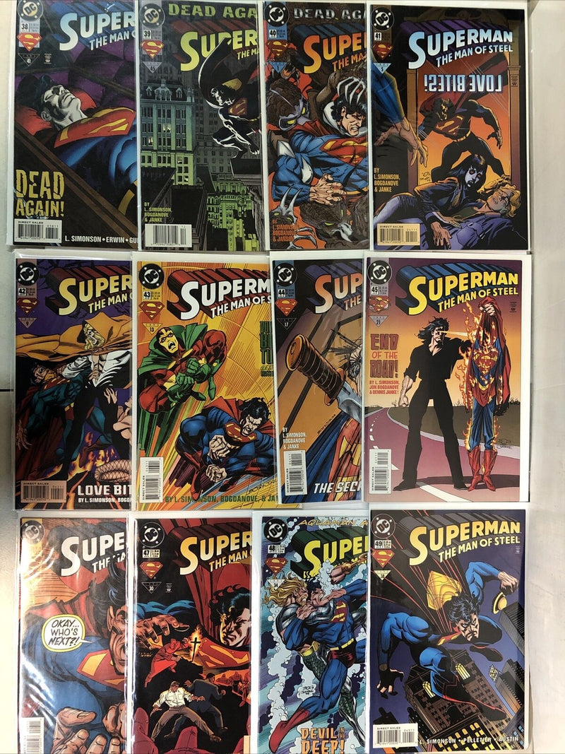 Superman The Man Of Steel (1991) Starter Set # 1-49 Missing # 17 (VF) DC Comics
