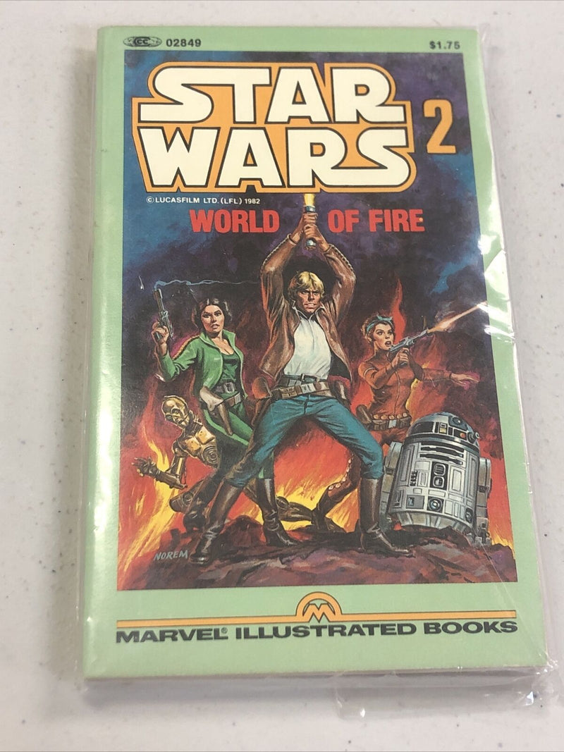 Star Wars 2 World Of Fire  (1982) Marvel Illustrated Books