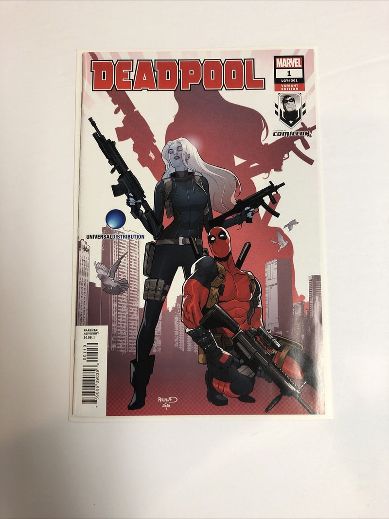 Deadpool (2018) # 1 (NM) Legacy #301 Montreal Comiccon Variant !