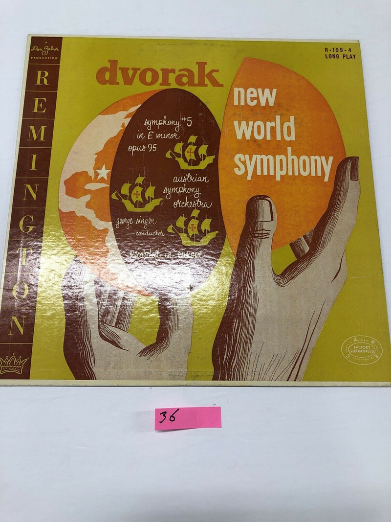 Dvorak New World Symphony No. 5. Vinyl LP Album