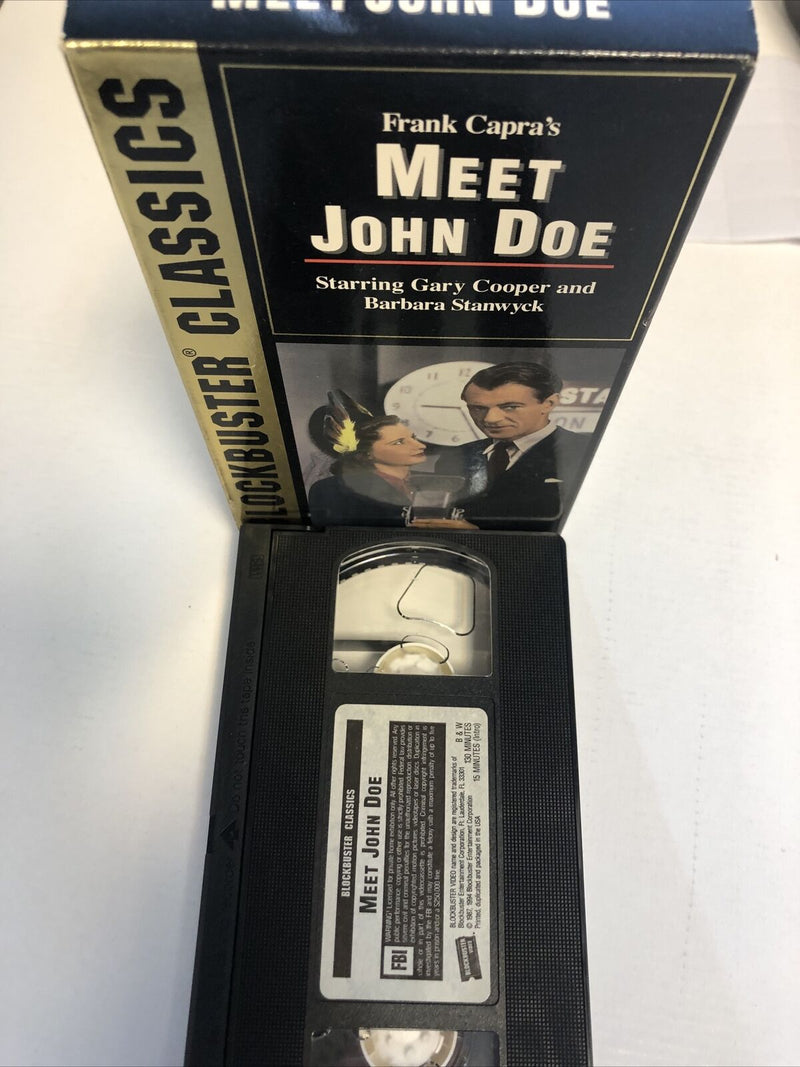 Meet John Doe (1941)BlockBuster Classic Edition | Gary Cooper | Barbara Stanwyck