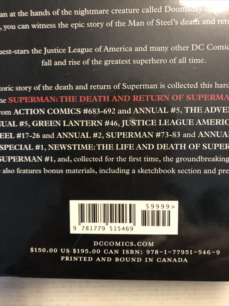 DC Comics The Death & Return of Superman Omnibus HC (VF/NM)