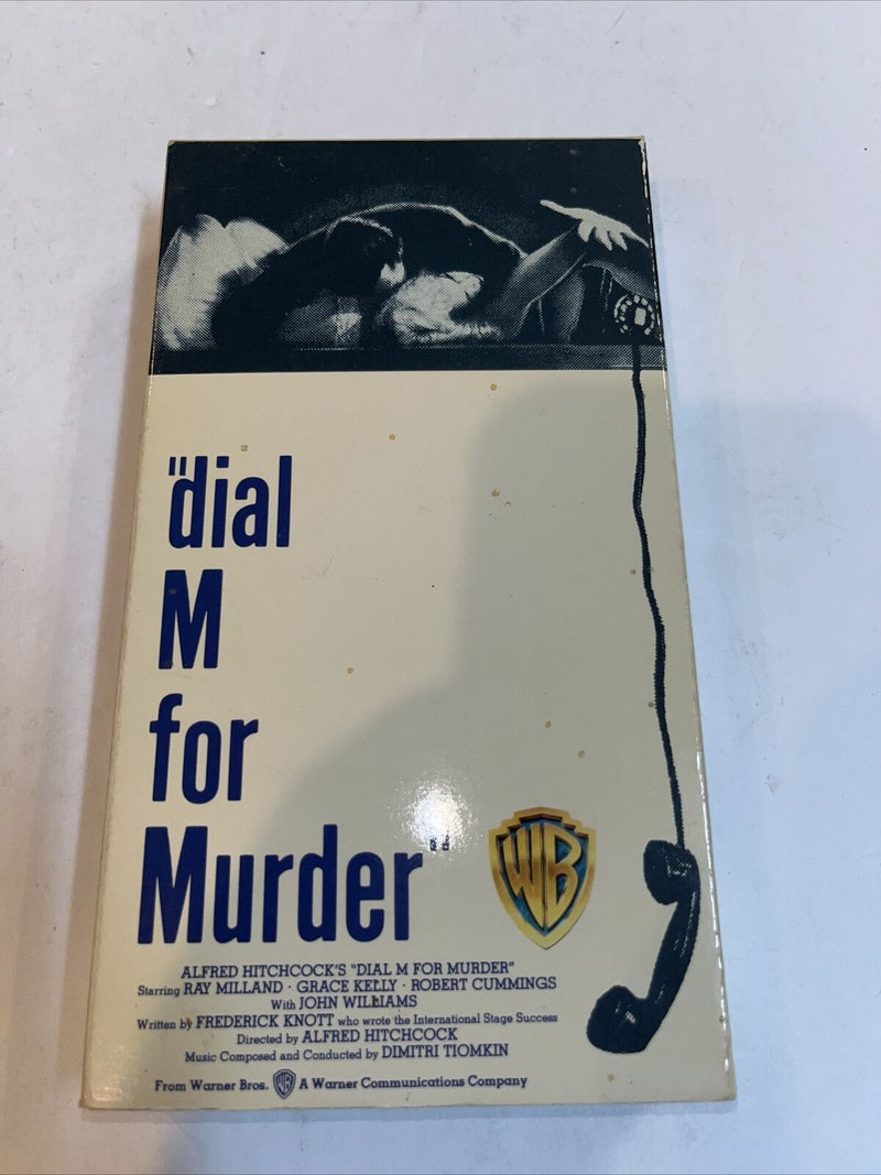 Dial M for Murder (VHS) Alfred Hitchcock • Ray Milland • Grace Kelly | Warner