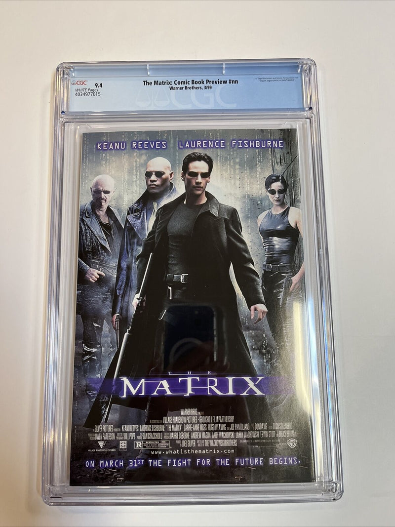 Matrix Comic Book Preview (1999)
