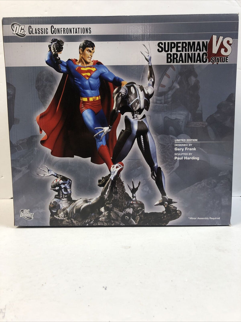 Superman Vs. Brainiac Statue 2011 Complete Original Box