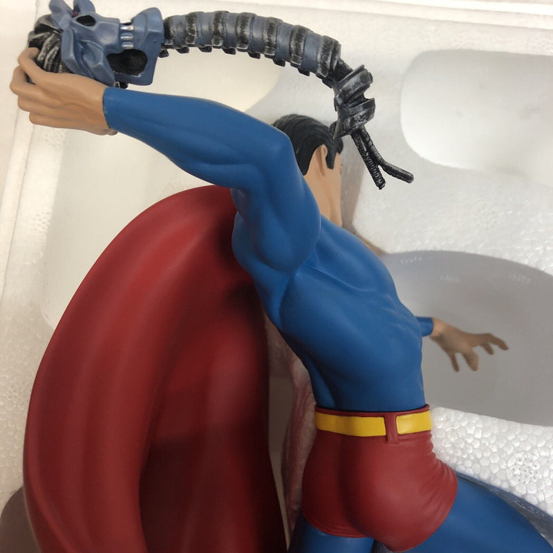 Superman Vs. Brainiac Statue 2011 Complete Original Box