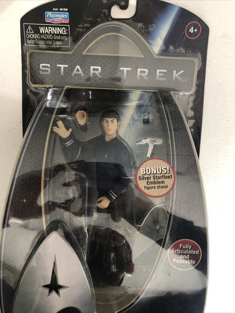 NEW STAR TREK WARP COLLECTION SPOCK ACTION FIGURE 2009 USA PLAYMATES RETIRED 4+