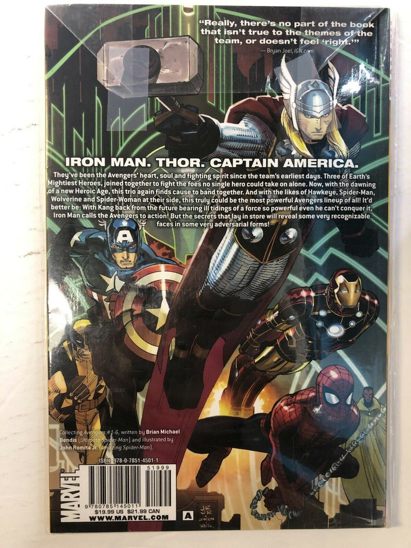 Avengers Vol 1 TPB Softcover (2011) Brian M Bendis | Romita Jr