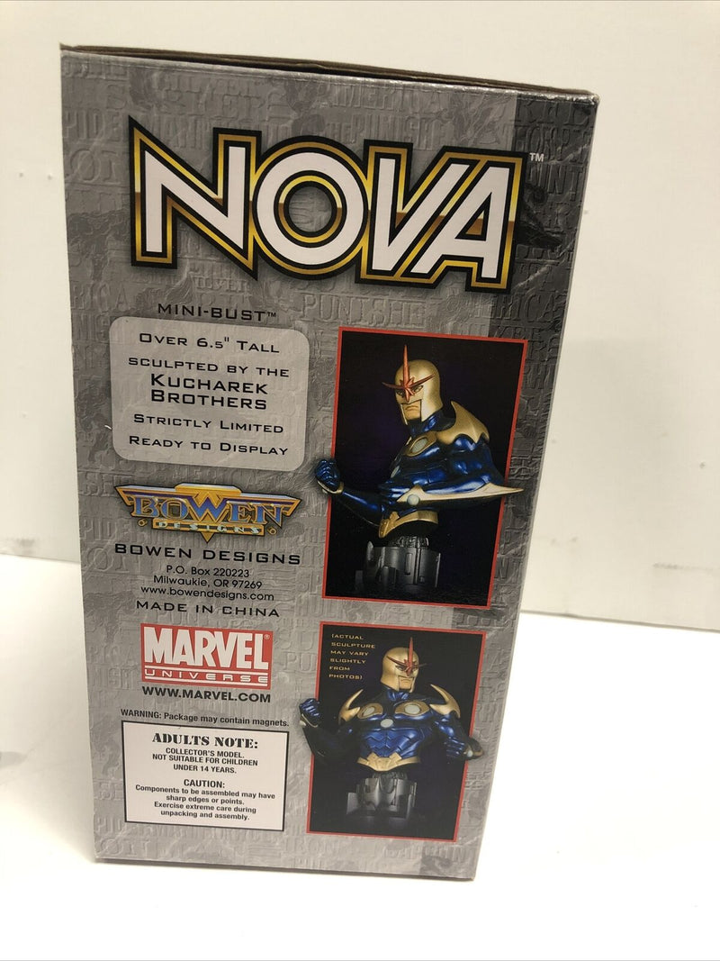 Nova Marvel Mini-bust 6.5” Sculpted By The Kucharek  Brothers 2011