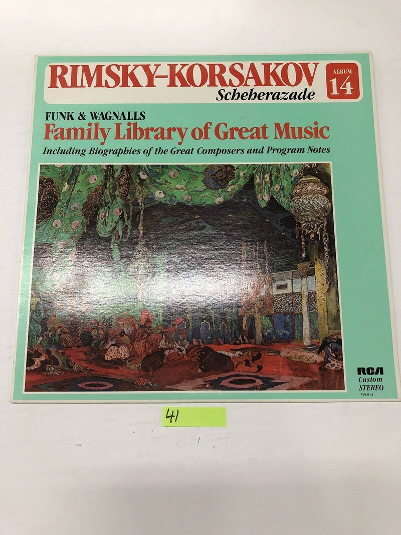 Rimsky Korsakov Scheherazade Vinyl LP Album