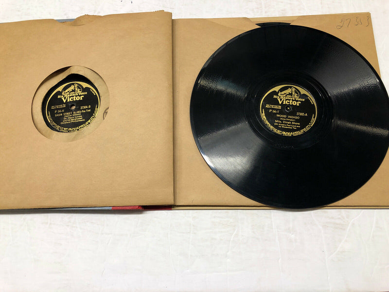 NBC Chamber Music Society Of Lower Basin Street Box Set Of Three  Records 78RPM