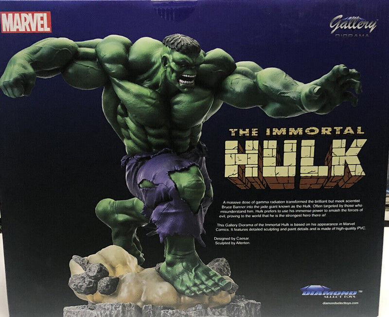 MARVEL Comic Gallery - Hulk Immortal Deluxe PVC Diamond Select Figure Brand New!