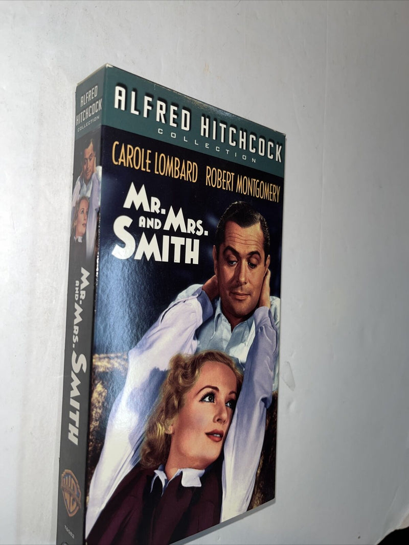Mr. and Mrs. Smith (VHS, 2000, B&W) Alfred Hitchcock • Carole Lombard