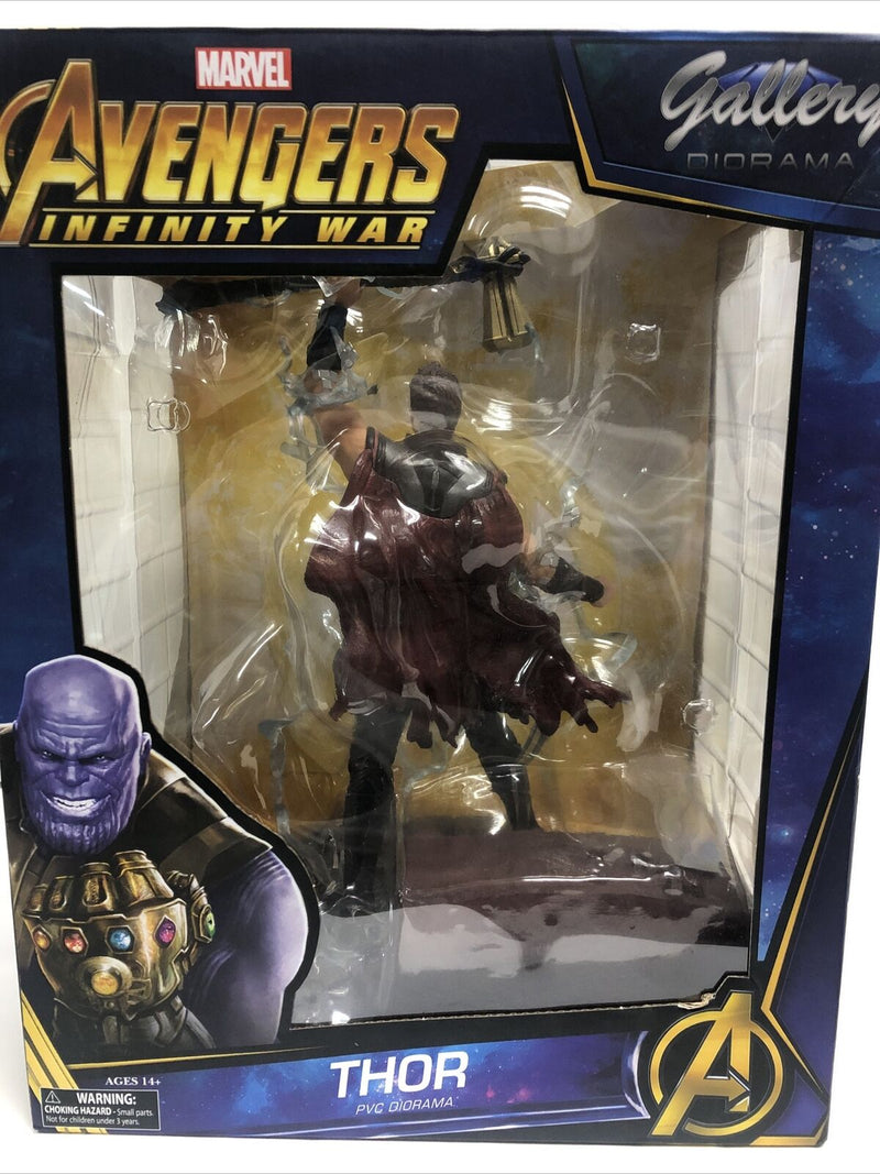 MARVEL Gallery AVENGERS INFINITY WAR THOR 9" PVC Diorama Toy Statue