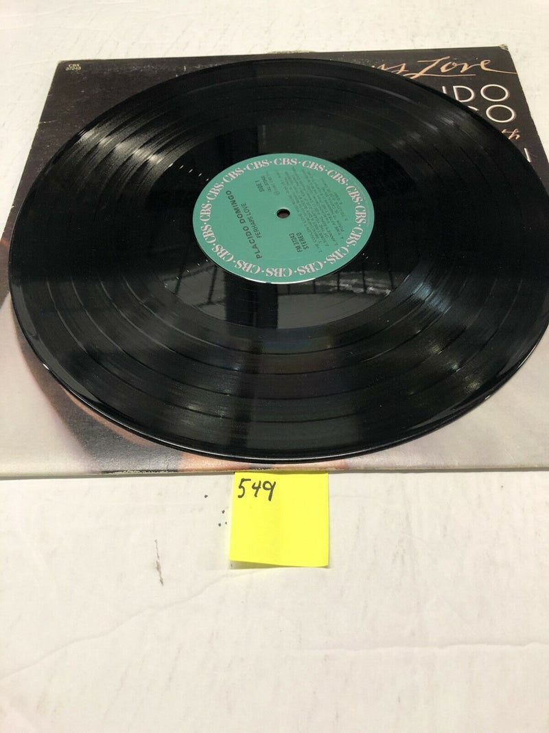 Placiido Domingo With John Denver Perhaps Love Vinyl LP Album