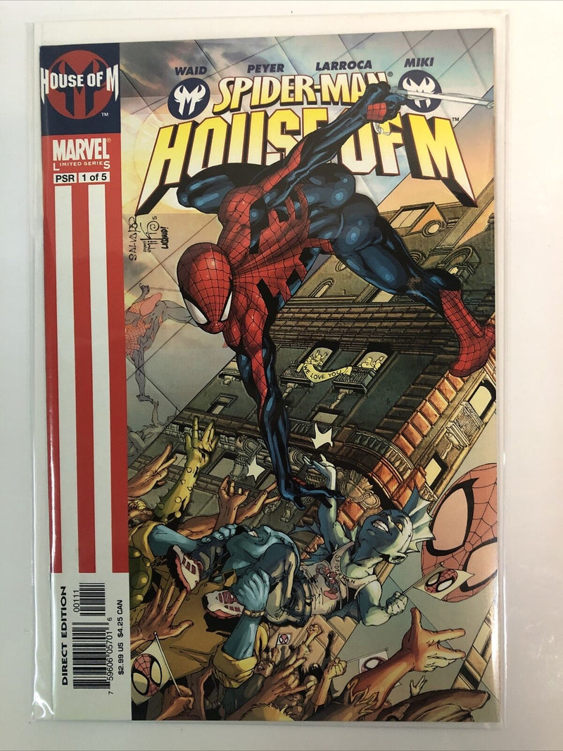 Spiderman House Of M (2005) Complete Set