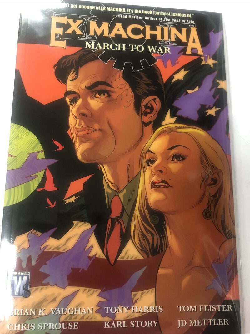 Ex Machine Vol.4: March To War (2006) Wildstorm TPB SC Brian Vaughan