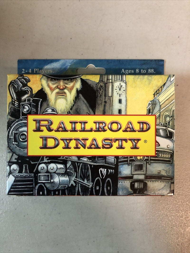 Railroad Dynasty Railroad Building Card Game (1997) Box of 10 Games (Missing 3)