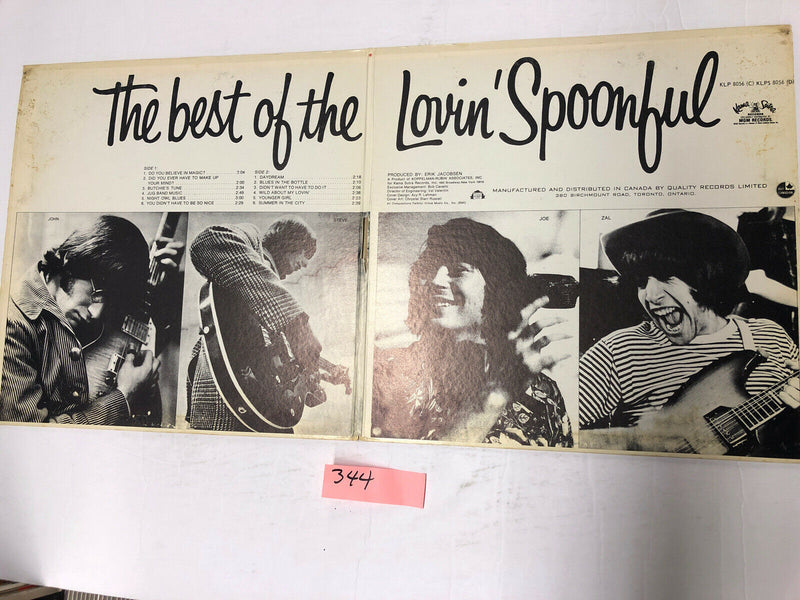 Lovin’ Spoonful The Best Of... Vinyl  LP Album