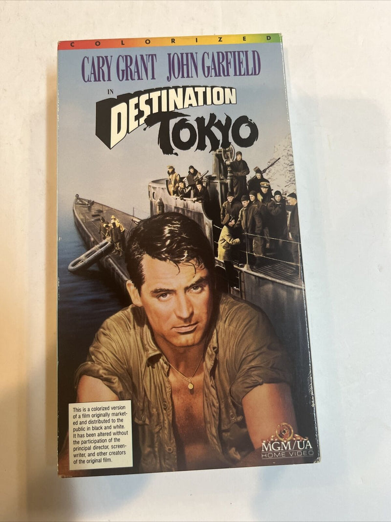 Destination Tokyo (VHS 1990) Gary Grant • John Garfield | MGM