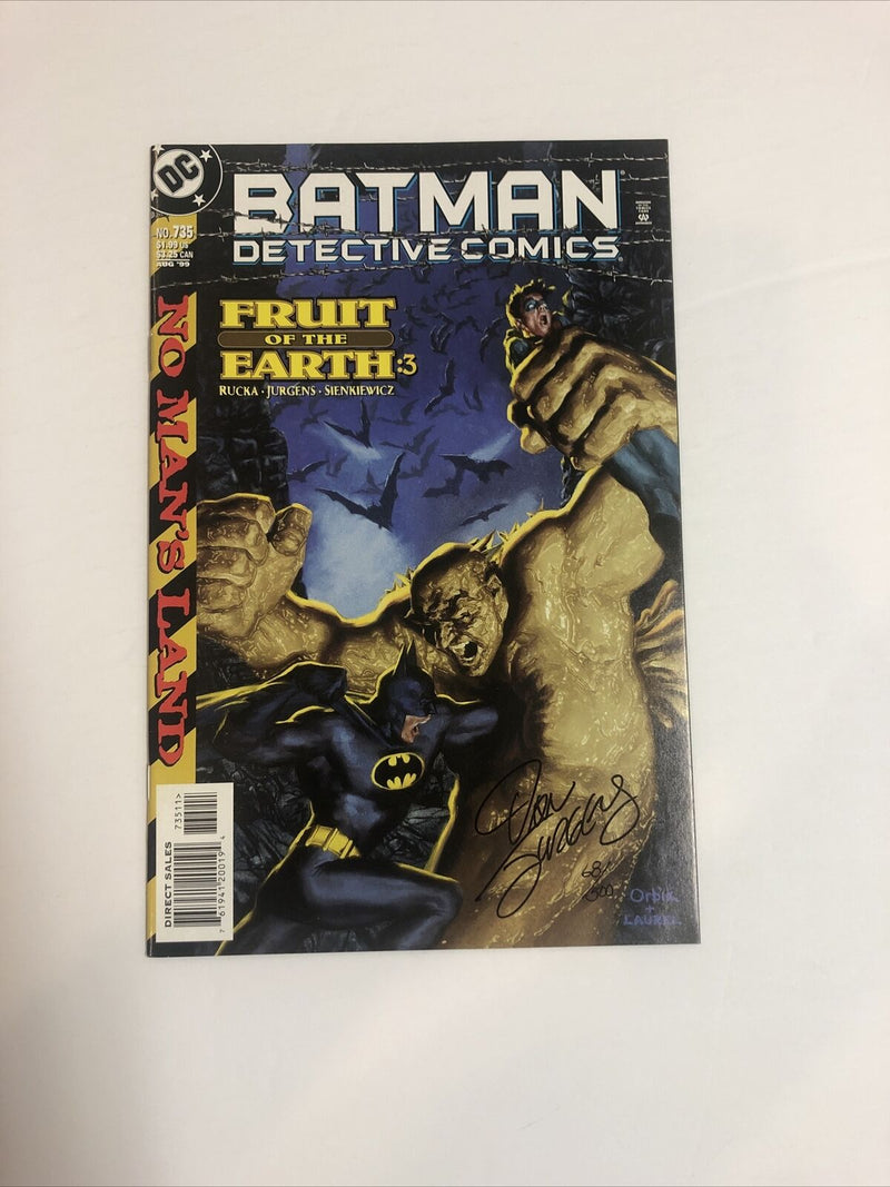 Batman Fruit Of The Earth Collection Signed By Dan Jurgens & Greg Rucka (NM)
