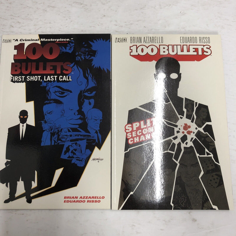 100 Bullets 1-13 By Brian Azzarello (2000) TPB Vertigo Comics
