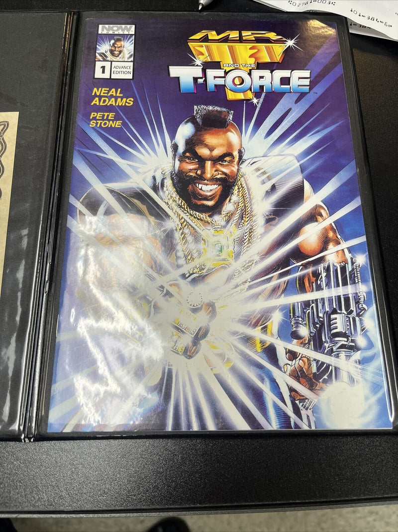 Signed Mr. T & T-Force w/Card w/Certificate Of Authenticity (1993)