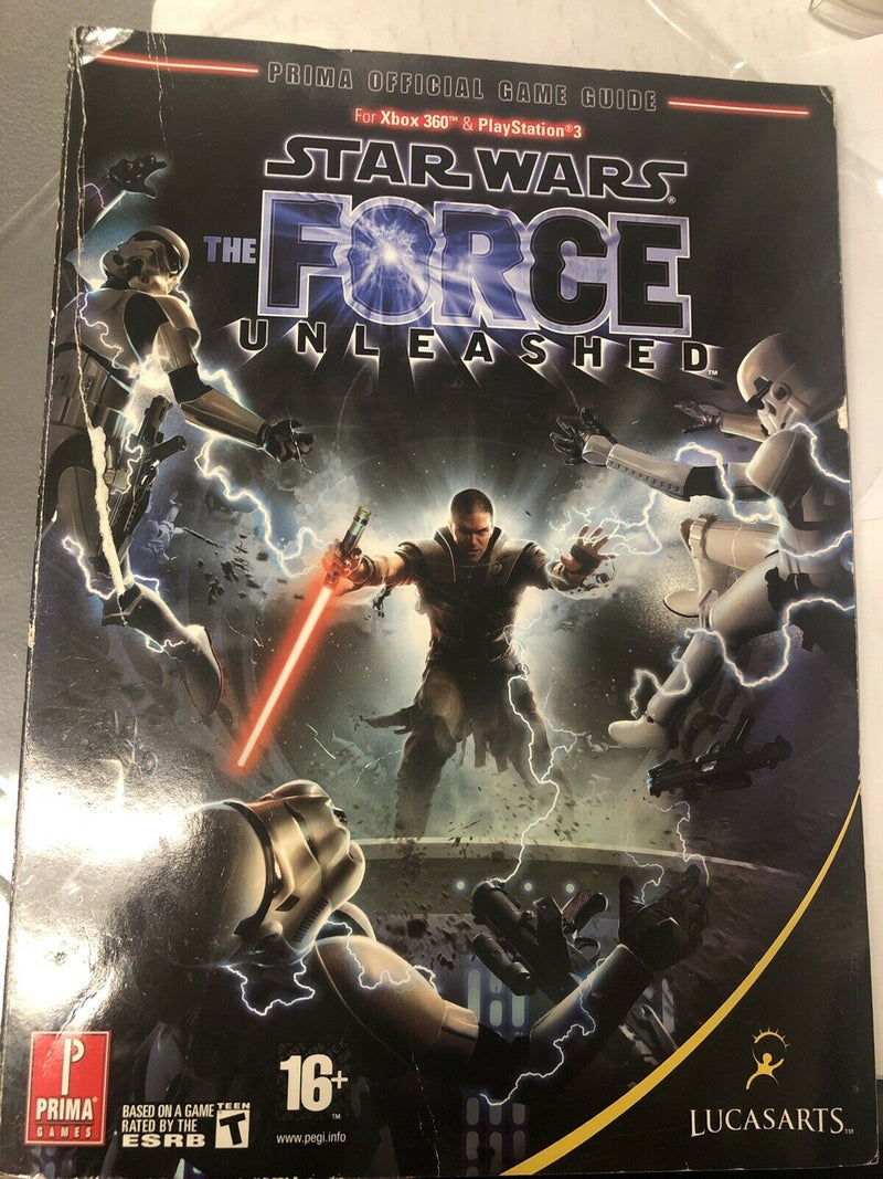 Star Wars The Force Unleashed (2008)Prima Official Game Guide Lucasfilm Xbox PS3