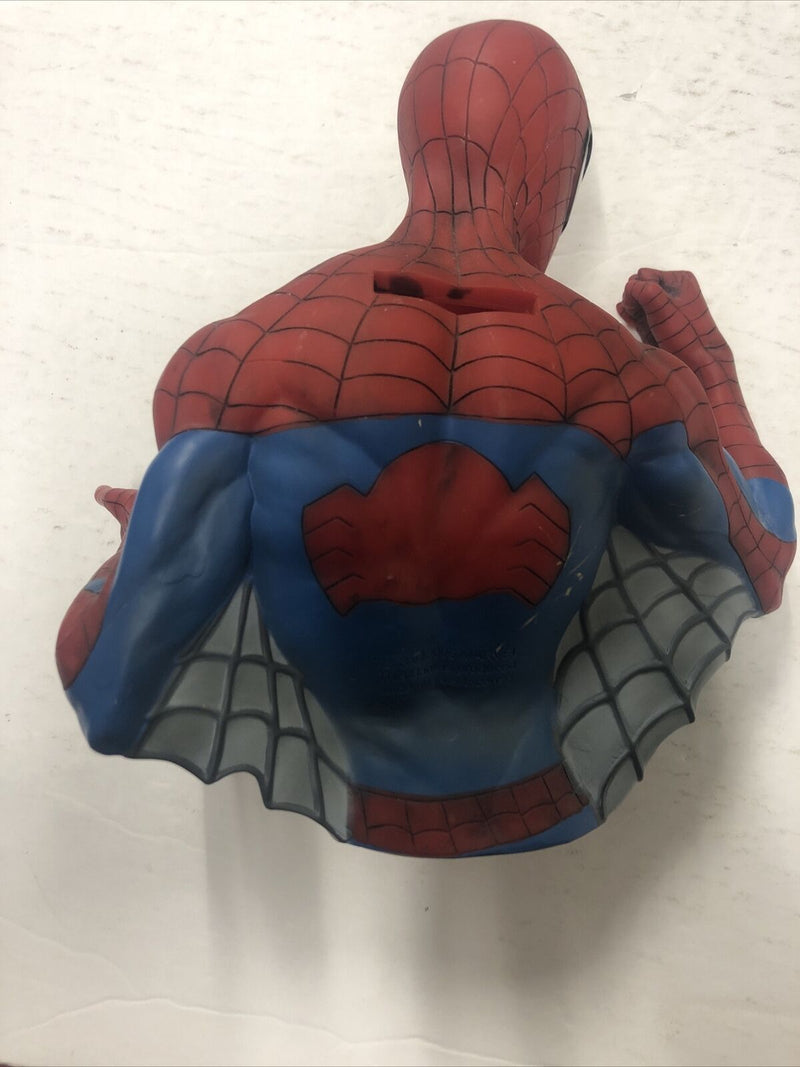 Spider-man Bust Bank Monogram Plastic Molded Marvel Mint