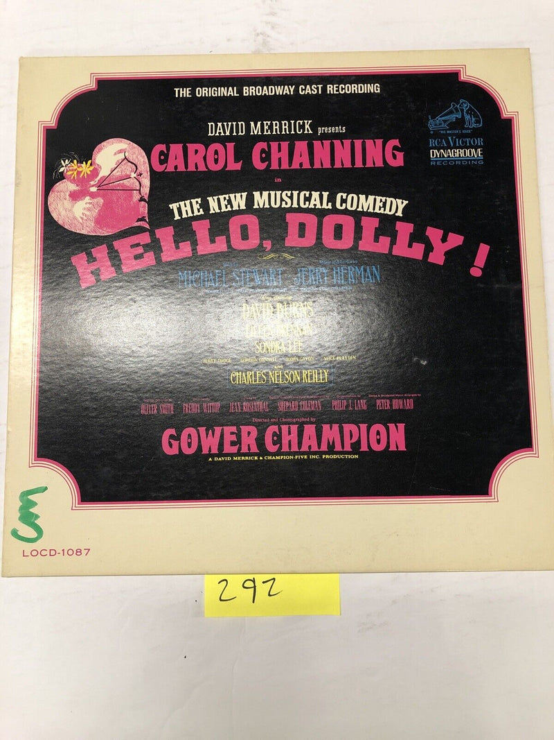 Hello Dolly Original Broadway Cast Recording  Vinyl  LP Album