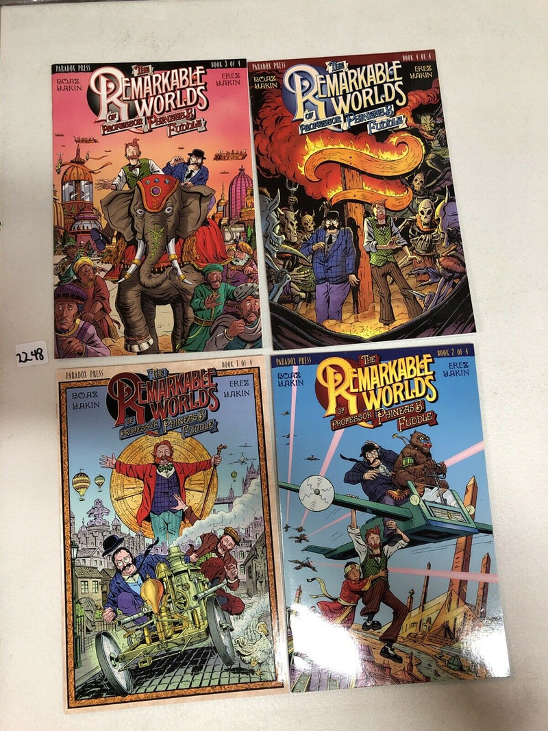Remarkable Worlds Of Phineas B. Fuddle (2000) Book 1 2 3 4 (VF/NM) Complete Set