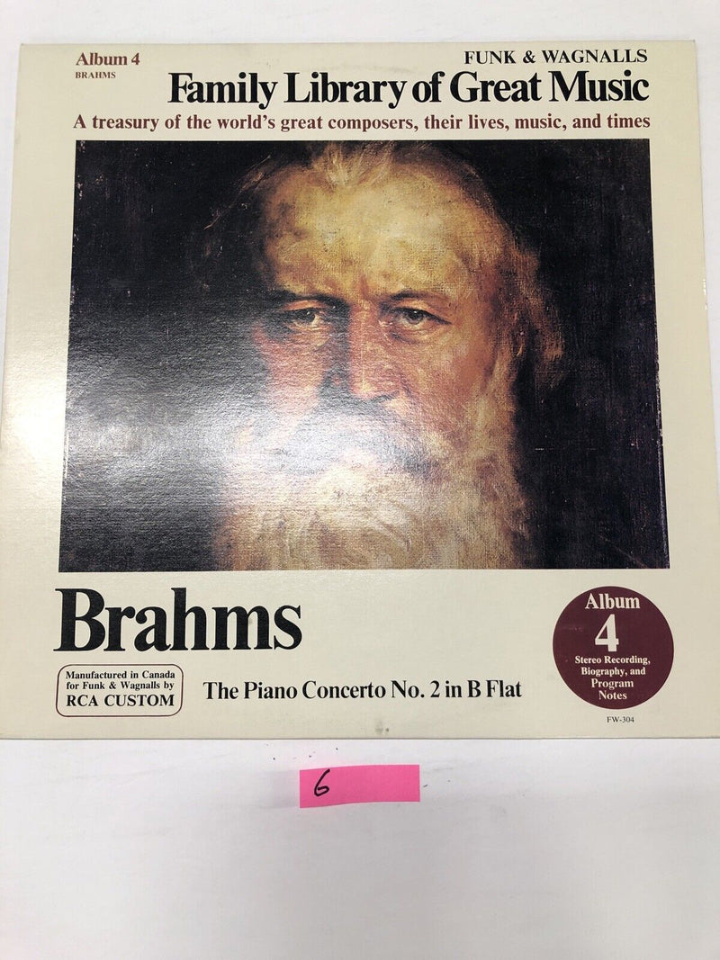 Brahms Piano Concerto No 2 In B Flat. Vinyl LP Album