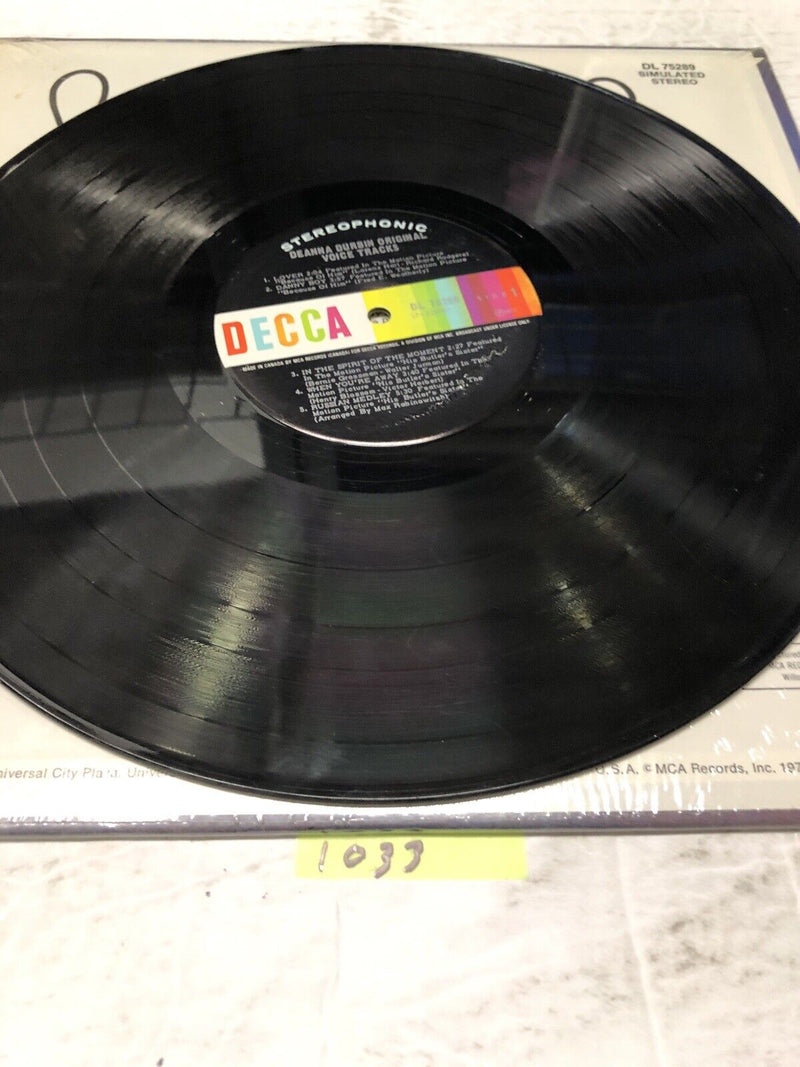 Deanna Durbin Original Voice Tracks Vinyl  LP Album